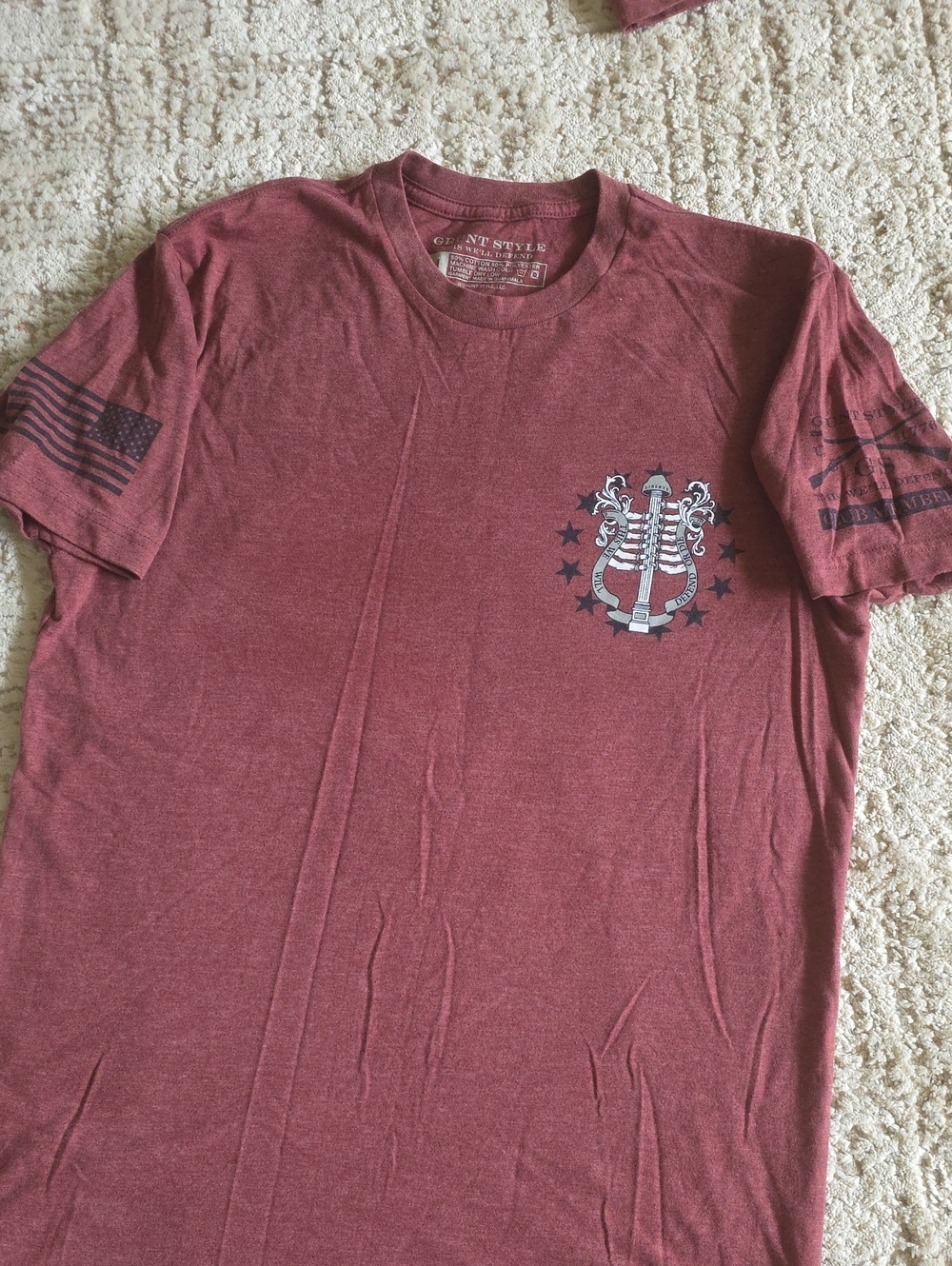 Grunt Style Men's Red Graphic Tee